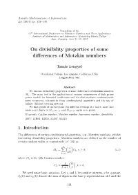 On Divisibility Properties of Some Differences of Motzkin Numbers