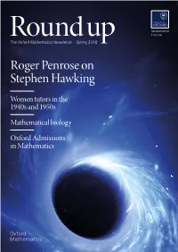 Roger Penrose on Stephen Hawking
