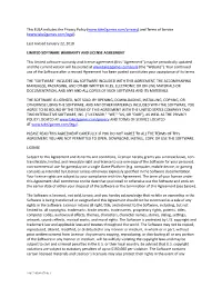 This EULA Includes the Privacy Policy ( and Terms of Service ( Last Revised