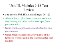 Chapter 2 Test Review