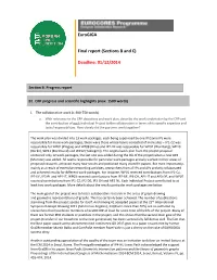 Final Report (Sections B and C)
