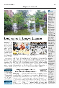 Land Unter in Langen Jammer Wittenb