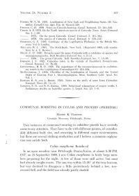 117 COM~1UNAL ROOSTING in Collas and PI