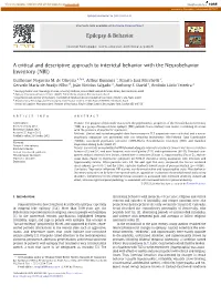 A Critical and Descriptive Approach to Interictal Behavior with the Neurobehavior Inventory (NBI)