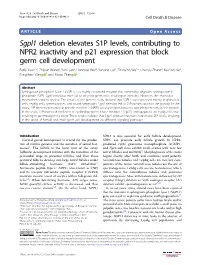 Sgpl1 Deletion Elevates S1P Levels, Contributing to NPR2 Inactivity And