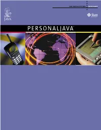 The Personaljava Platform: a Revolution