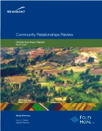 Community Relationships Review