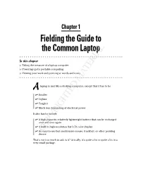Fielding the Guide to the Common Laptop