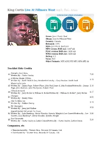 King Curtis Live at Fillmore West Mp3, Flac, Wma