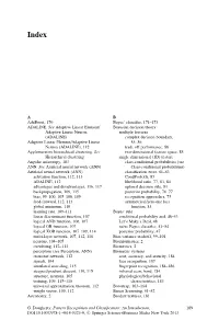 A Adaboost, 176 ADALINE. See Adaptive Linear Element/ Adaptive