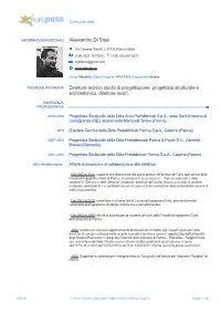 Alessandro Di Stasi Direttore Tecnico Studio Di Progettazione