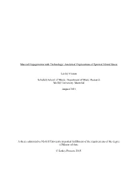 Analytical Explorations of Spectral Mixed Music