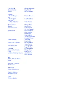 Don Quixote End Credits
