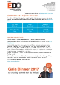 Edo Nsw Ebulletin