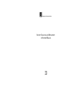 Security Challenges and Development of Southern Balkans 1