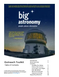Big Astronomy Toolkit Manual