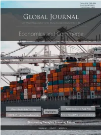 Global Journal of Management and Business Research: a Economics and Commerce