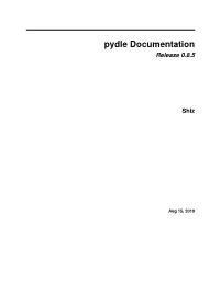 Pydle Documentation Release 0.8.5