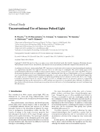 Unconventional Use of Intense Pulsed Light