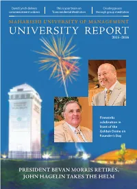 University Report 2015 -2016