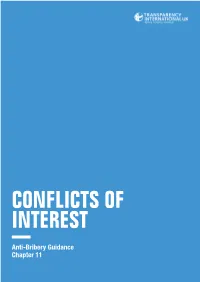 11. Conflicts of Interest