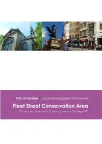 Fleet Street Conservation Area Character Summary and Management Strategy Supplementary Planning Document