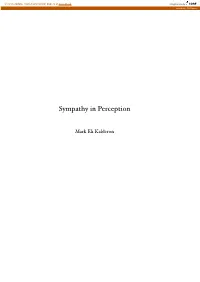 Form Without Matter, Was an Essay in the Philosophy of Perception Written in the Medium of Historiography