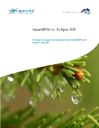 Smartbpm Vs. Eclipse IDE