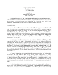 Tropical Cyclone Report Hurricane Alberto 3 - 23 August 2000