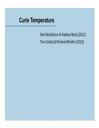 Curie Temperature