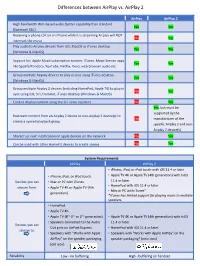 Differences Between Airplay Vs. Airplay 2