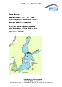 Revised Baltic Sea Baseline Report According to QA