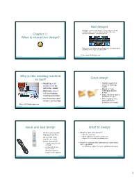 What Is Interaction Design?