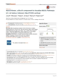 a Biojs Component to Visualize KEGG Pathways Keggviewer [V1