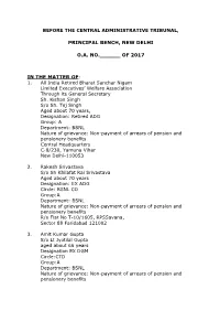 List of Applicant OA 2260