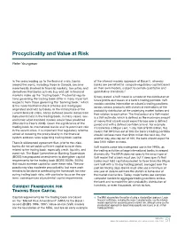 Procyclicality and Value at Risk