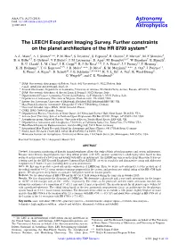 The LEECH Exoplanet Imaging Survey. Further Constraints on the Planet Architecture of the HR 8799 System?