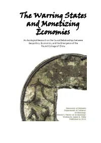 The Warring States and Monetizing Economies