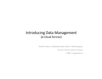 Cloud Computing and Security Speaker