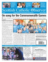 On Song for the Commonwealth Games I St Anne’S Primary and East End Pupils Join Vaccines Star and Celtic Player for Launch in Glasgow by Daniel Harkins