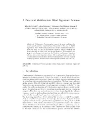 A Practical Multivariate Blind Signature Scheme