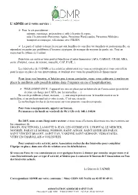 L'admr Est À Votre Service