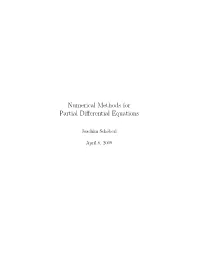 Numerical Methods for Partial Differential Equations