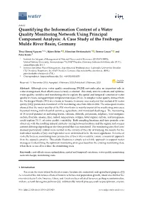Quantifying the Information Content of a Water Quality Monitoring Network