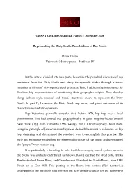 1 GRAAT On-Line Occasional Papers – December 2008 Representing The