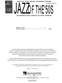 200 of the Best Songs from Jazz of The