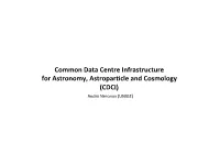 CDCI) Andrii Neronov (UNIGE) Space Astronomical Data Landscape at the Astronomy Department (DA) of UNIGE