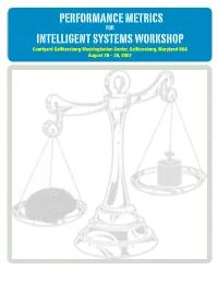 Performancemetrics Intelligent Systems