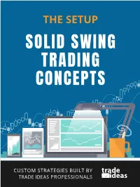 CUSTOM STRATEGIES BUILT by TRADE IDEAS PROFESSIONALS 2 Trade Ideas | the Setup Preface