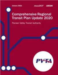 PVTA Comprehensive Regional Transit Plan Update 2020